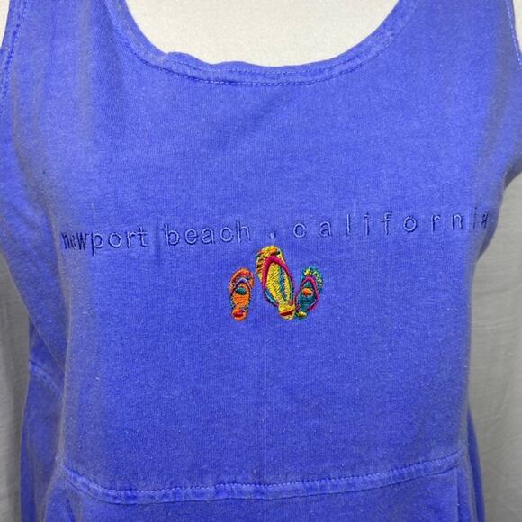 Vintage Cotton California Souvenir Summer Dress (M/L) - Picture 3 of 5